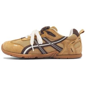 AGSDON Низкие немецкие армейские кеды женские с желтым скрытым клином, цвет Yellow[Hidden Wedge]