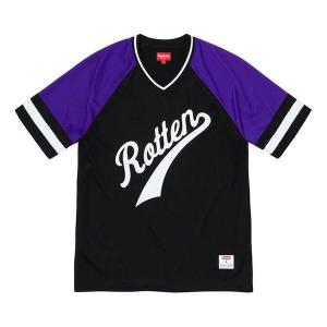 Футболка fw19 week 2 rotten baseball top tee Supreme, фиолетовый