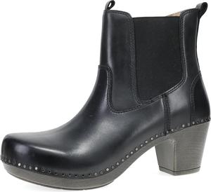 Женские стильные ботильоны Dansko Shayna - стелька с возвратом энергии и дополнительной поддержкой свода стопы - легкая подошва из ПУ для долговечного ношения, Black