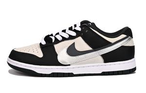 Nike Кроссовки для скейтбординга Dunk Anti Slip, износостойкие, унисекс, бежево-черные