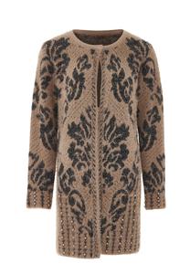 Вязаный кардиган faina, карамельный