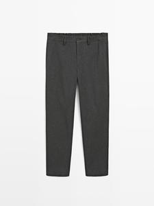 Брюки-Джоггеры Massimo Dutti, серый