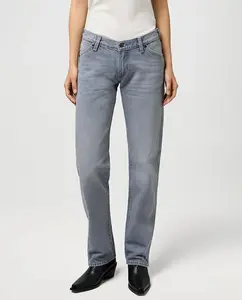 Женские джинсы с низкой посадкой в ковбойском стиле Wrangler, серебристо-голубой