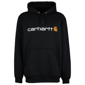 Толстовка с фирменным логотипом - худи Carhartt, черный