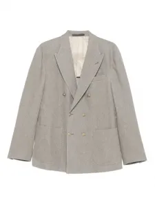 Двубортный пиджак Eleventy, серый