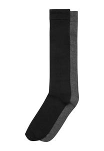 Носки Urban Classics 2-PACK, Black Darkgrey/Black