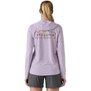 Женская толстовка Capilene Cool Daily с графическим принтом Patagonia, Unity Fitz/Foxglove Purple