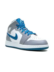 Кроссовки Air Jordan 1 Mid Jordan Kids, серый