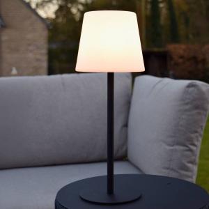 Настольная лампа на батарейках Lucide Tyon, полипропилен - черный