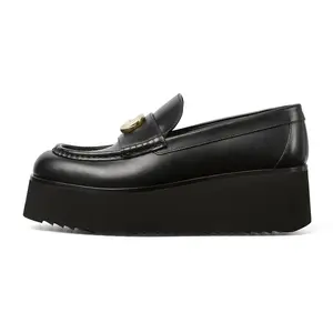 GUCCI Лоферы женские 5,5 см, черные