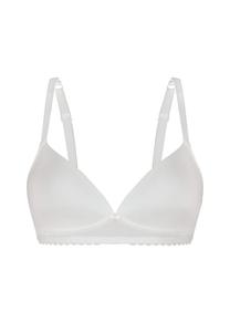 Мягкий бюстгальтер со вставкой соблазняющей страстью Sassa, белый