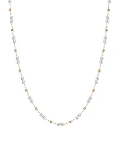Позолоченное ожерелье из прозрачного хрусталя Macy'S, gold