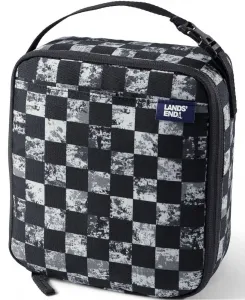 Детский термоизолированный ланч-бокс с принтом, который легко протирается Lands' End, черный