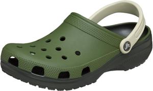 Сабо Унисекс Классические Ретро Спортивные Сабо на Подошве Crocs, зеленый