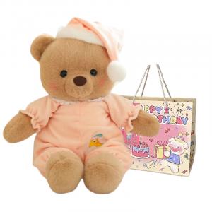 Мягкая и милая пижама из коллекции Goodnight с плюшевыми игрушками кукла плюшевая кукла высотой 40 см Fluffy bear, розовый