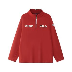 Футболка с полуводолазкой Moderate FILA KIDS, fiery scarlet