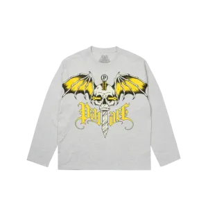 Лонгслив Palace Wingspan Long-Sleeve, Grey Marl