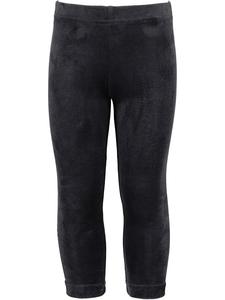 Blue Seven Бархатные леггинсы черного цвета