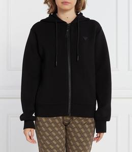 Толстовка GUESS ACTIVE ALLIE SCUBA HOODIE ZIP Regular Fit, черный