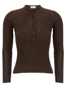 Шелковый свитер '20' Magda Butrym, коричневый