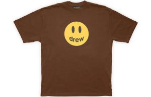 Футболка Smiley Collection унисекс коричневая Drew House, коричневый