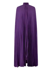 Плиссированная накидка на завязках Valentino Garavani, фиолетовый