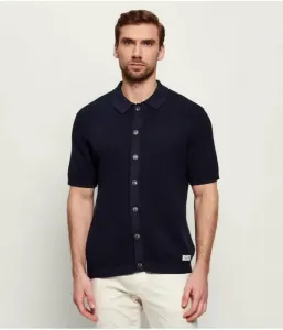 Кардиган regular fit Guess Jeans, темно-синий