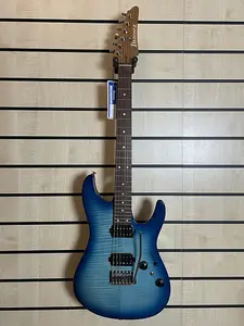 Электрогитара Ibanez AZ24S1F-TXB AZ Standard, прозрачный бирюзовый градиент