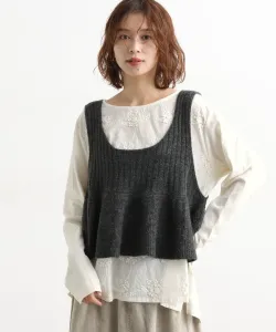 Футболка с длинными рукавами и 3D кружевом Studio Clip, цвет Off White 11