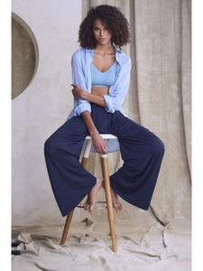 LASCANA Брюки без шнурков, темно-синего цвета