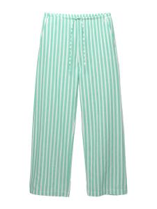 Брюки свободного кроя Pull&Bear, зеленый