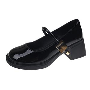 SUPEREDGE Туфли Мэри Джейн женские черные