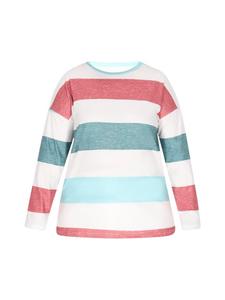 Блуза usha BLUE LABEL Plus Size Jersey Shirt, зеленый