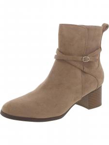 Женские ботильоны Anne Klein Moore Bootie из песочной кожи на блочном каблуке, модель LION339, бежевый