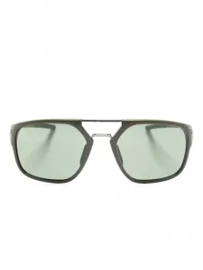 Солнцезащитные очки-пилоты Line TAG HEUER, зеленый