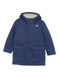 Куртка с капюшоном и карманами K Way Kids, синий