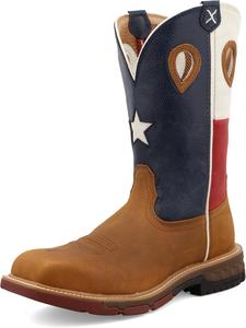 Ботинки Twisted X Men's Work Chukka Driving Moc, с мягким и стальным носком, светло-коричневый