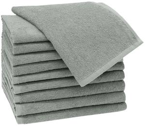 Гостевые полотенца набор  Zollner, светло-серый