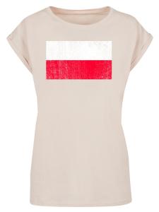 Рубашка F4NT4STIC Poland Polen Flagge, бежевый