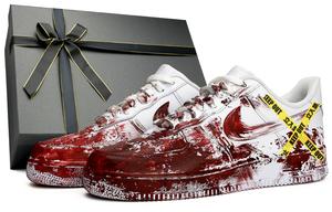 Nike Кроссовки для скейтбординга Air Force 1, унисекс, низкие, красные