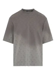 Футболка из джерси с лунным принтом Marine Serre, серый