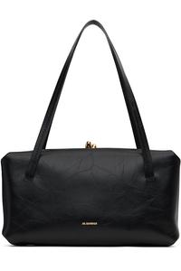 Маленькая сумка-подушка с ягодами годжи Jil Sander, черный