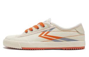 Кеды унисекс с низким верхом оранжевого цвета Feiyue