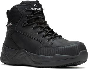 Мужские промышленные ботинки WOLVERINE Proshift Lx 6 с водонепроницаемым композитным носком, черный