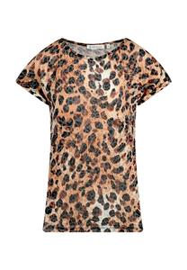 Футболка с принтом MIT LEO-MUSTER Bicalla, коричневый