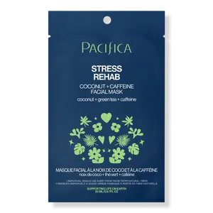 Реабилитационная маска для лица с кокосом и кофеином для снятия стресса Pacifica