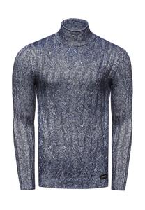 Пуловер с теплым воротником-стойкой RUSTY NEAL, цвет Marine