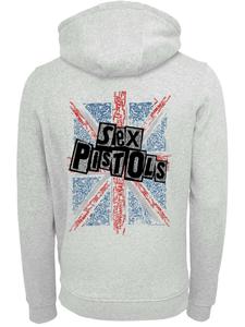 Пуловер F4NT4STIC Hoodie Sex Pistols Anarchy Flag, пятнистый серый