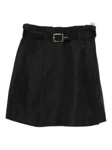 Прямая юбка с поясом Juun.J, черный