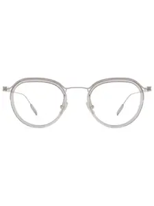Очки в круглой оправе Zegna, серый